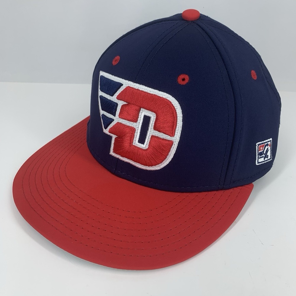 Dayton Flyers Baseball Cap Small AFlex Stretch Fit The Game Pro Hat Blue Red